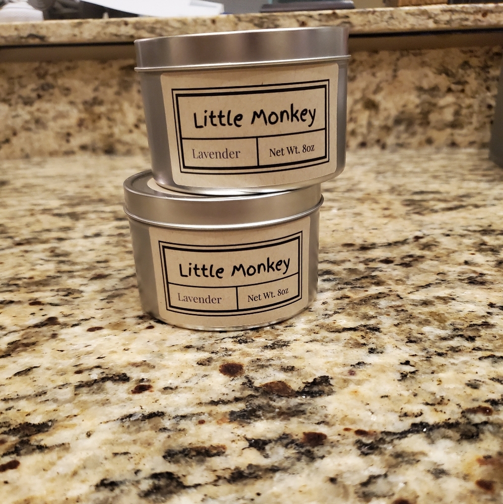 100% Soy Candle Hand Poured Lavendar